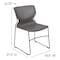 Flash Furniture Gray Plastic Stack Chair RUT-438-GY-GG - alternate 8